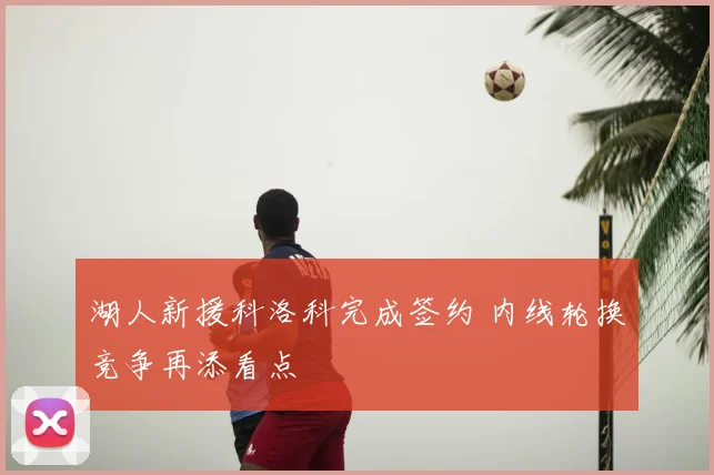 湖人新援科洛科完成签约 内线轮换竞争再添看点