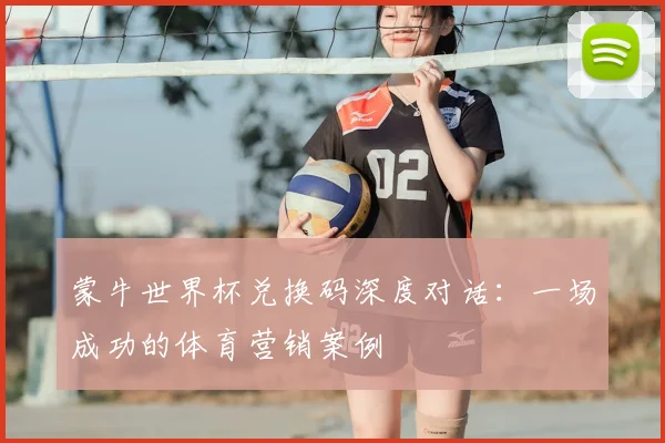蒙牛世界杯兑换码深度对话:一场成功的体育营销案例
