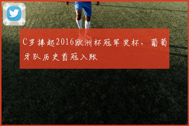 C罗捧起2016欧洲杯冠军奖杯,葡萄牙队历史首冠入账